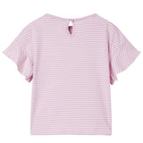 VidaXL Kindershirt mit Ärmeln mit Rüschen 92 Flieder