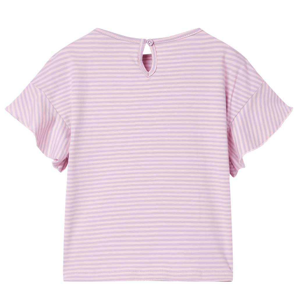 VidaXL Kindershirt mit Ärmeln mit Rüschen 104 Flieder