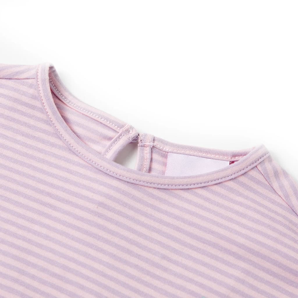 VidaXL Kindershirt mit Ärmeln mit Rüschen 128 Flieder