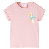 VidaXL Kindershirt 128 hellrosa
