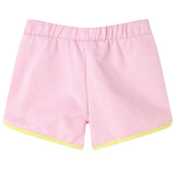 VidaXL Kindershorts mit Paspelierung 92 leuchtendes Rosa