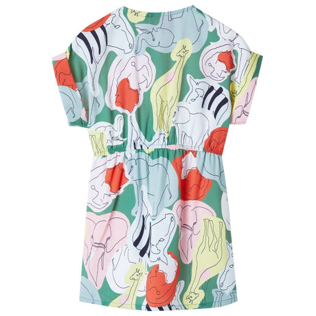 VidaXL Kinderkleid 128 grün