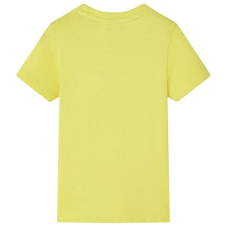 VidaXL Kindershirt mit kurzen Ärmeln 92 Gelb