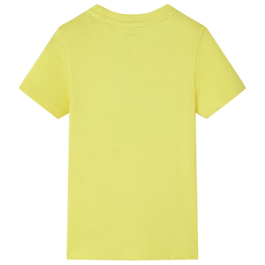 VidaXL Kindershirt mit kurzen Ärmeln 104 Gelb