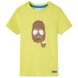 VidaXL Kindershirt mit kurzen Ärmeln 116 Gelb