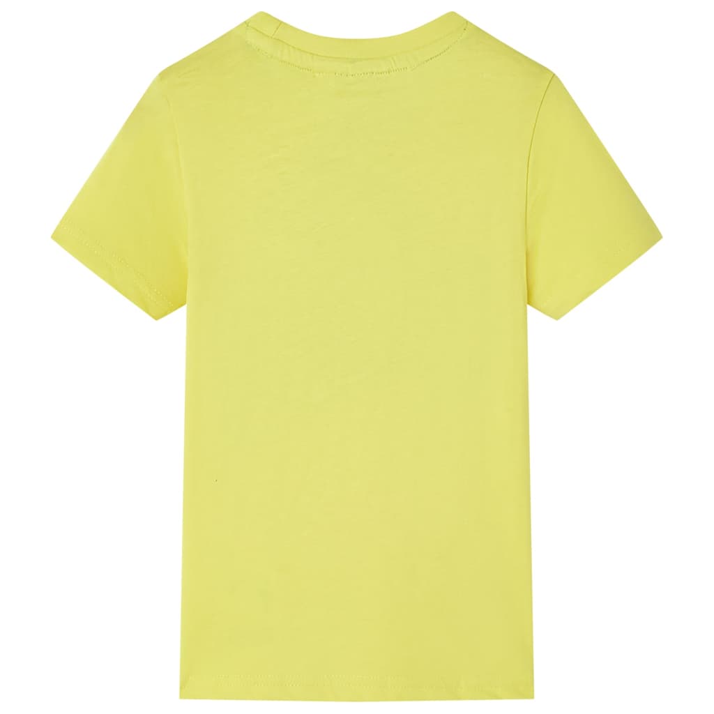 VidaXL Kindershirt mit kurzen Ärmeln 128 Gelb