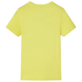 VidaXL Kindershirt mit kurzen Ärmeln 128 Gelb