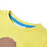 VidaXL Kindershirt mit kurzen Ärmeln 140 Gelb