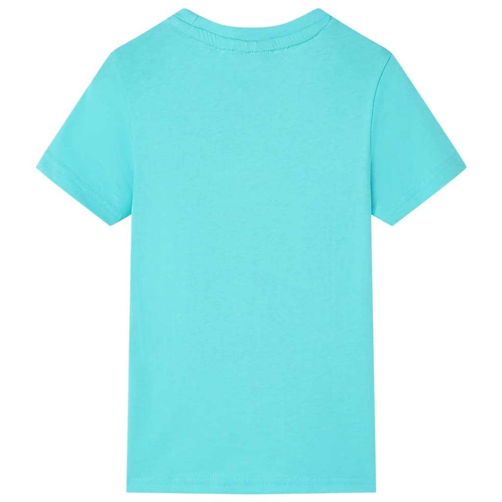 VidaXL Kindershirt mit kurzen Ärmeln 92 Meeresblau