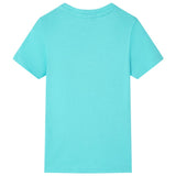 VidaXL Kindershirt mit kurzen Ärmeln 92 Meeresblau