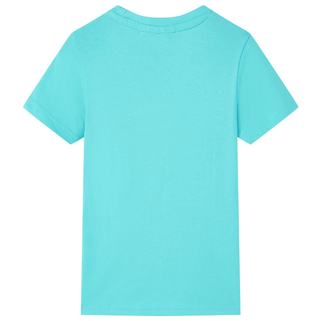 VidaXL Kindershirt mit kurzen Ärmeln 140 Meeresblau