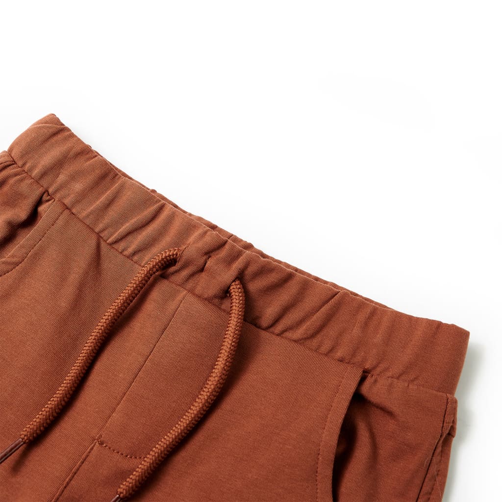VidaXL Kindershorts mit Kordelzug 104 braun