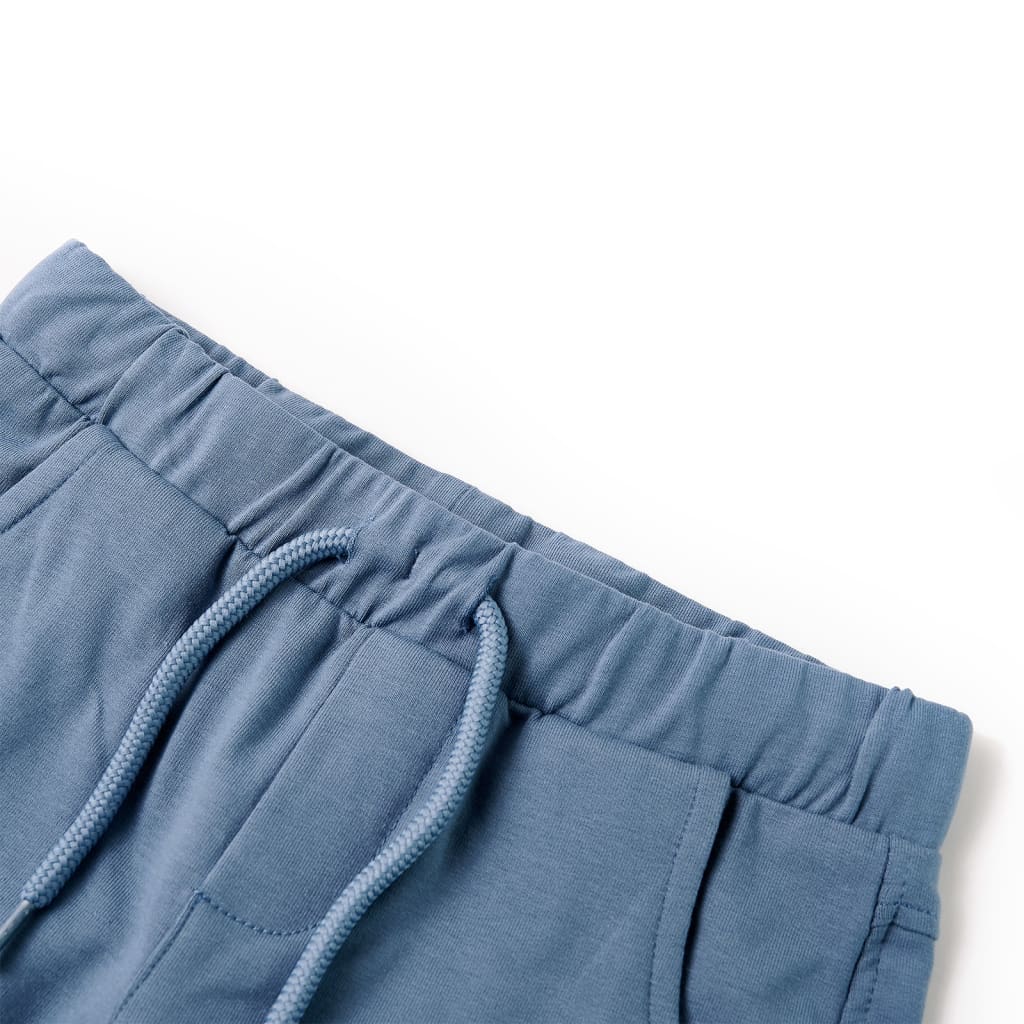 VidaXL Kindershorts mit Kordelzug 92 dunkelblau