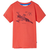 VidaXL Kindershirt 92 hellrot