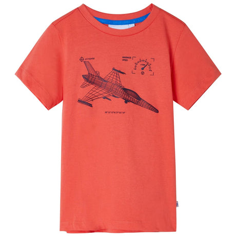 VidaXL Kindershirt 140 hellrot