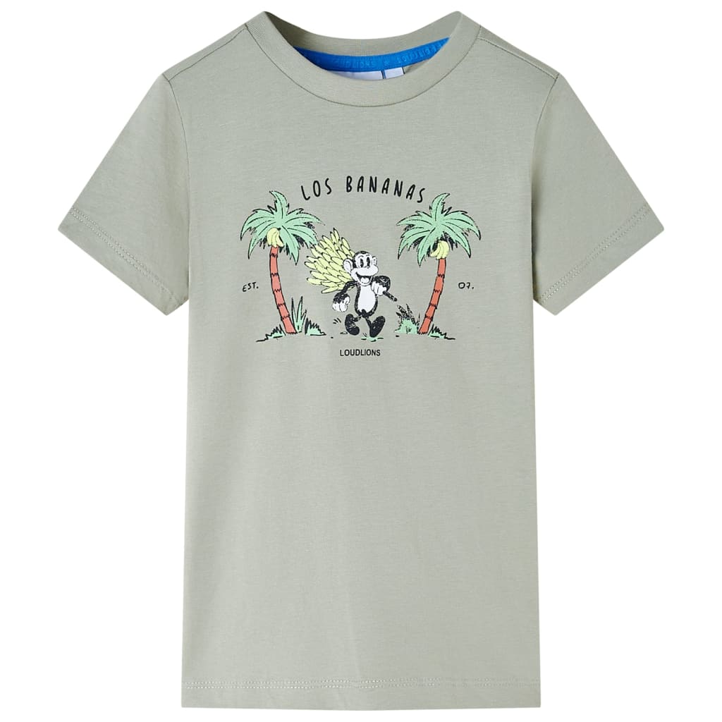 VidaXL Kinderhemd 140 helles Khaki