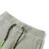 VidaXL Kindershorts mit Kordelzug 92 helles Khaki gemischt