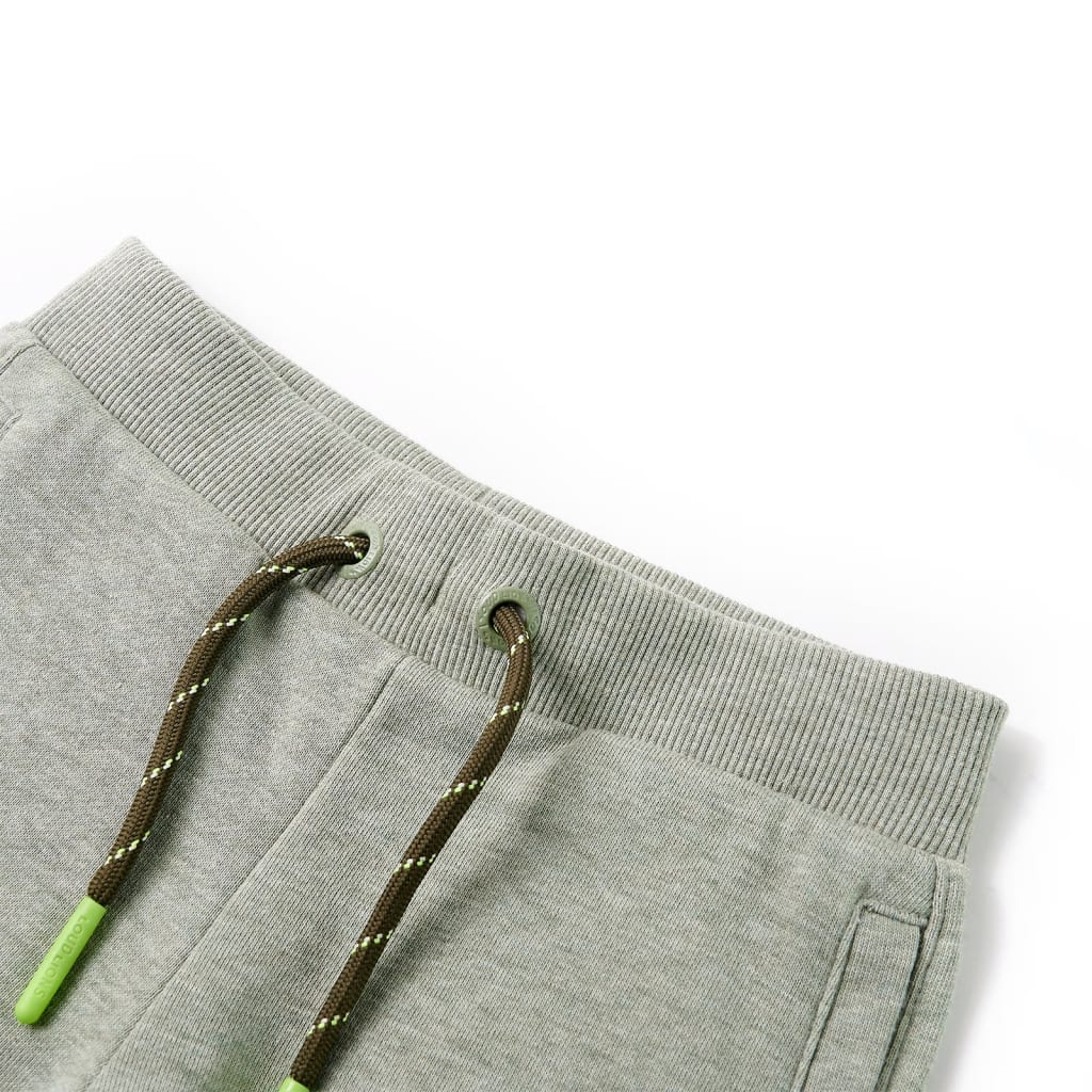 VidaXL Kindershorts mit Kordelzug 104 helles Khaki gemischt