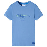 VidaXL Kindershirt 104 mittelblau