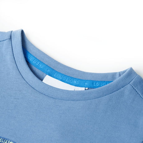 VidaXL Kindershirt 104 mittelblau