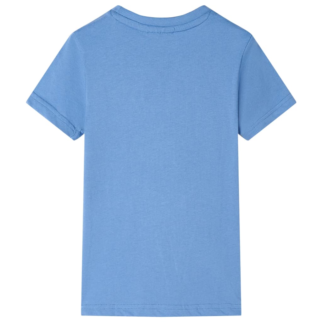 VidaXL Kindershirt 128 Mittelblau