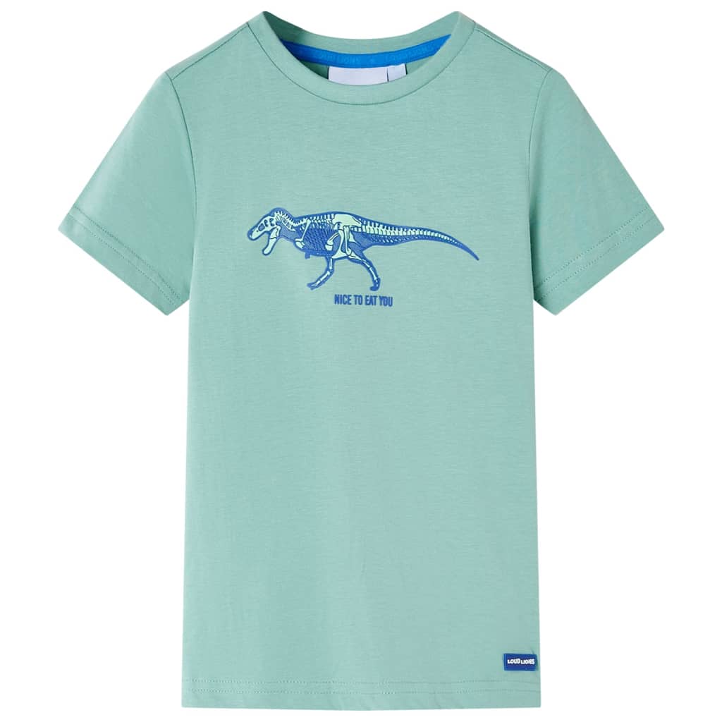VidaXL Kindershirt 128 Hellkhaki