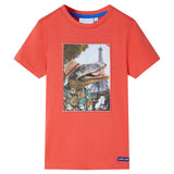 VidaXL Kindershirt 116 hellrot