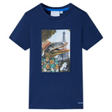 VidaXL Kindershirt 116 dunkelblau