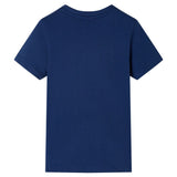 VidaXL Kindershirt 128 dunkelblau