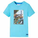 VidaXL Kindershirt 92 Meerblau