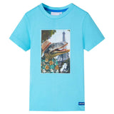 VidaXL Kindershirt 116 Meerblau