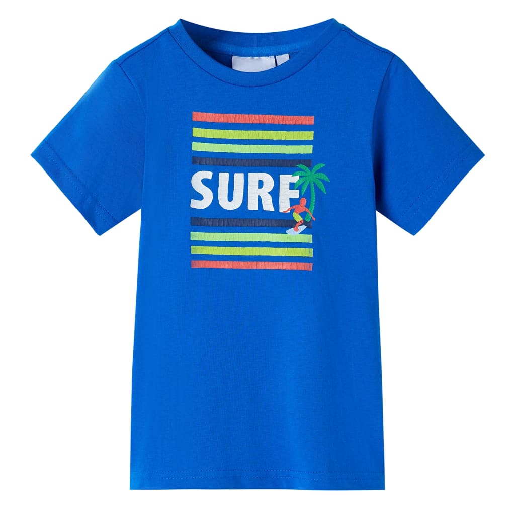 VidaXL Kindershirt 128 leuchtend blau