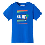 VidaXL Kindershirt 128 leuchtend blau