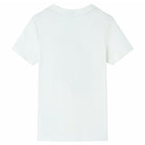 VidaXL Kindershirt mit kurzen Ärmeln 104 Ecru
