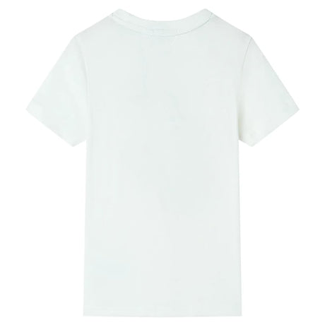 VidaXL Kindershirt mit kurzen Ärmeln 116 Ecru