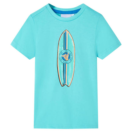 VidaXL Kindershirt mit kurzen Ärmeln 116 Meeresblau