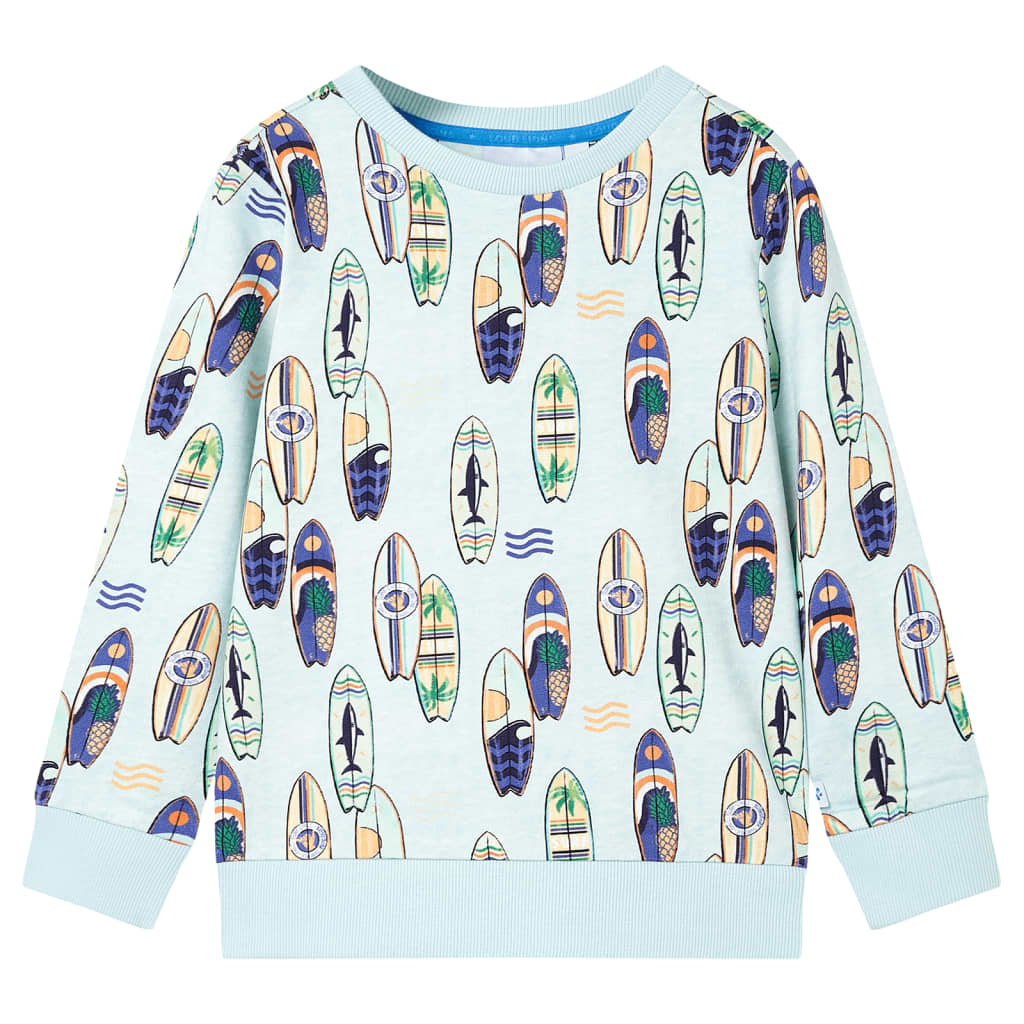 VidaXL Kinderpullover 92 weiches Blau gemischt