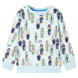 VidaXL Kinderpullover 92 weiches Blau gemischt