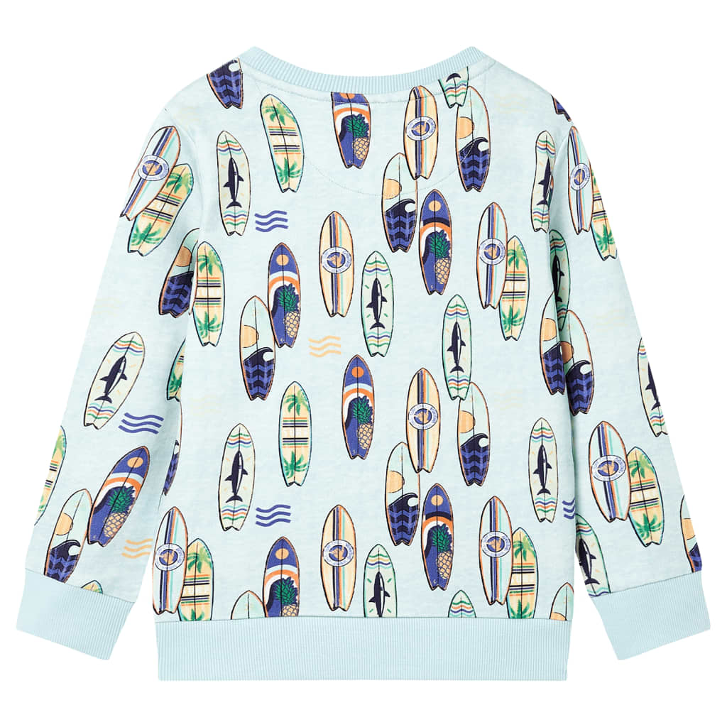 VidaXL Kinderpullover 140 gemischtes zartes Blau