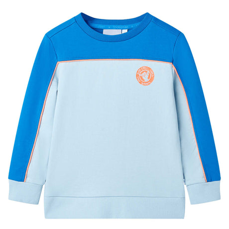 VidaXL Kinderpullover 104 leuchtendes Blau und Hellblau