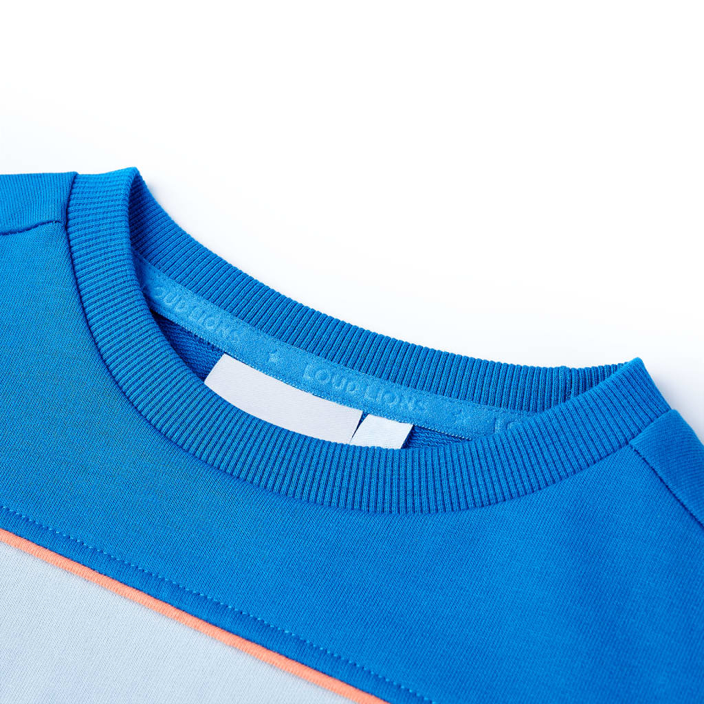 VidaXL Kinderpullover 104 leuchtendes Blau und Hellblau