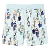VidaXL Kindershorts mit Kordelzug 128 melange soft blue