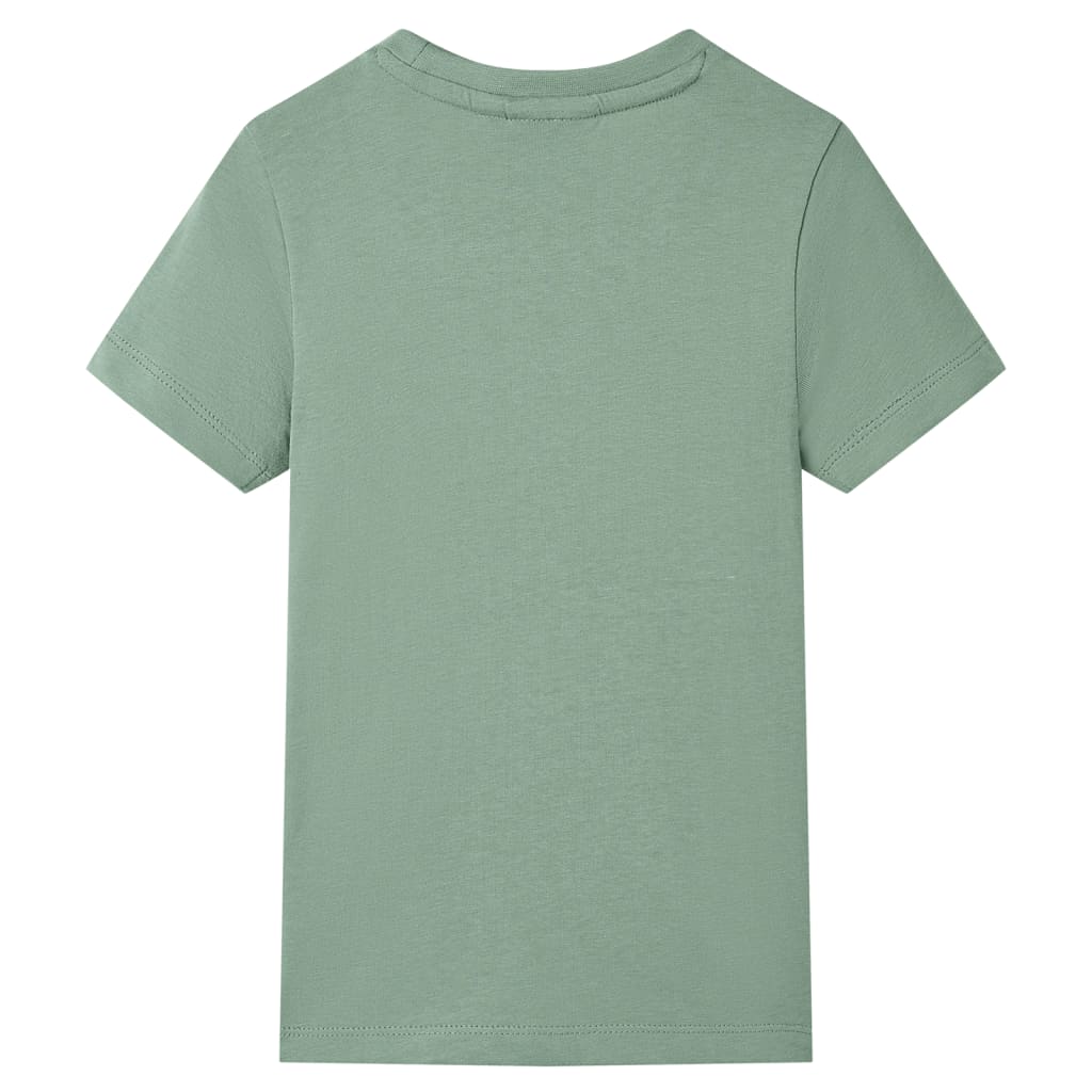 VidaXL Kindershirt mit kurzen Ärmeln 104 Khaki