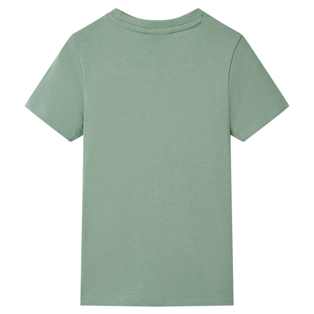 VidaXL Kindershirt mit kurzen Ärmeln 140 Khaki
