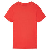 VidaXL Kindershirt mit kurzen Ärmeln 92 rot