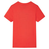 VidaXL Kindershirt mit kurzen Ärmeln 140 rot