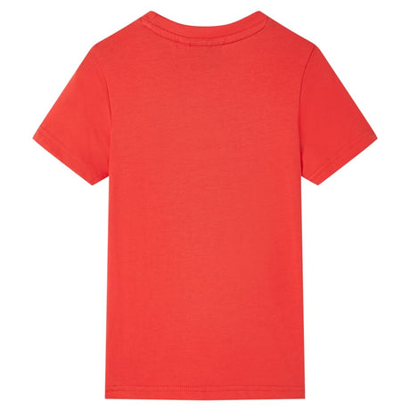 VidaXL Kindershirt mit kurzen Ärmeln 140 rot