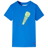 VidaXL Kindershirt 128 leuchtend blau
