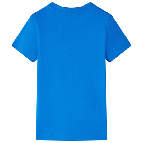 VidaXL Kindershirt 128 leuchtend blau