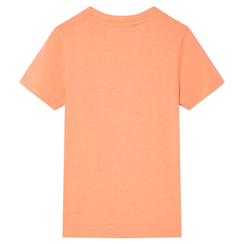 VidaXL Kindershirt mit kurzen Ärmeln 116 neonorange